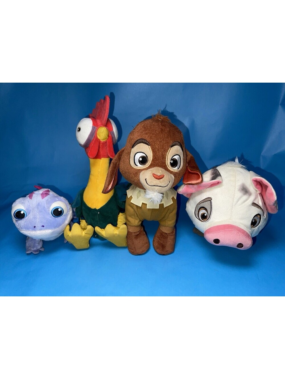 Disney Interactive Lot of 4 Hei Hei Bruni Wish Valentino Moana Pua Walk Talk